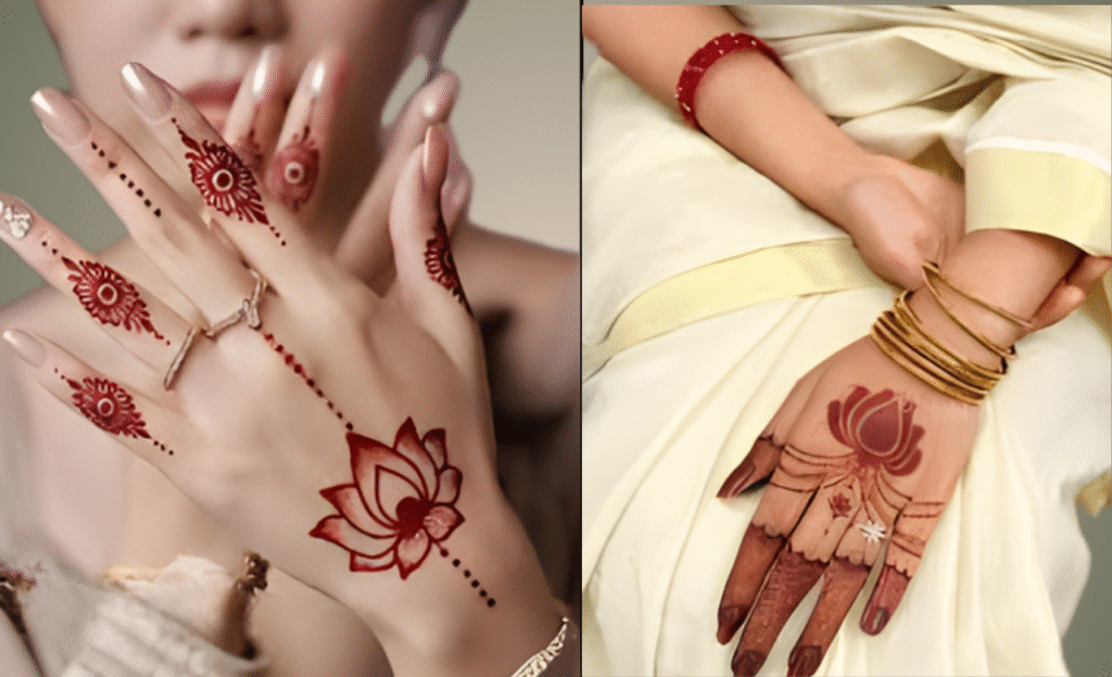 Lotus Mehendi Design