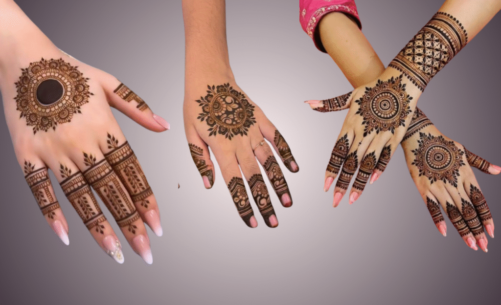 Mandala Back Hand Mehndi Design