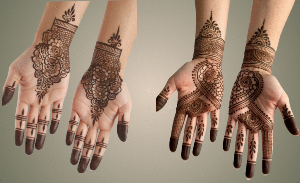 Minimalist Indian Mehndi Designs