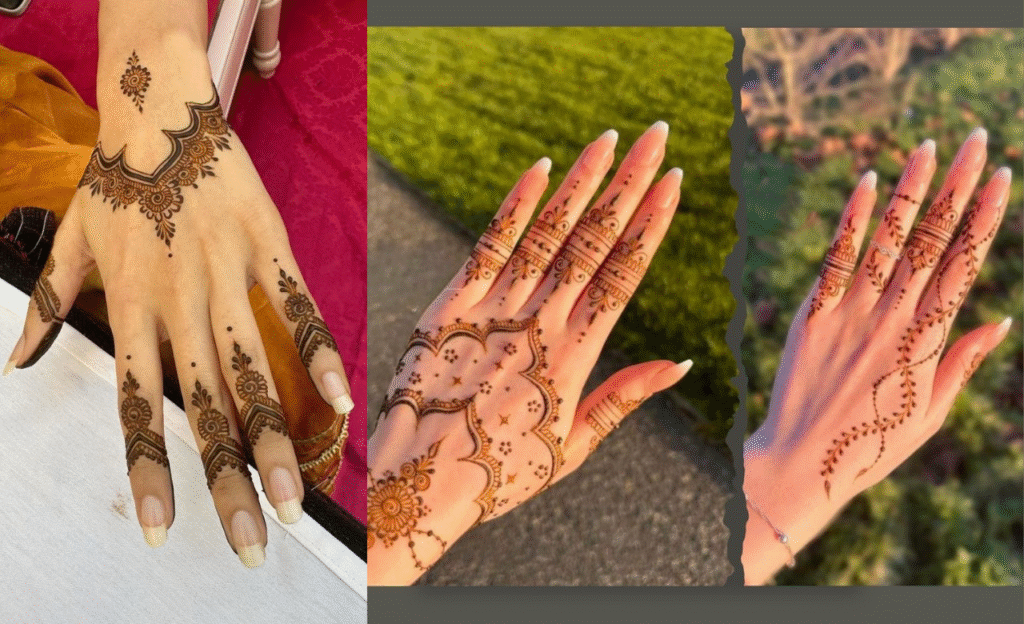 Minimalistic Mehendi Design