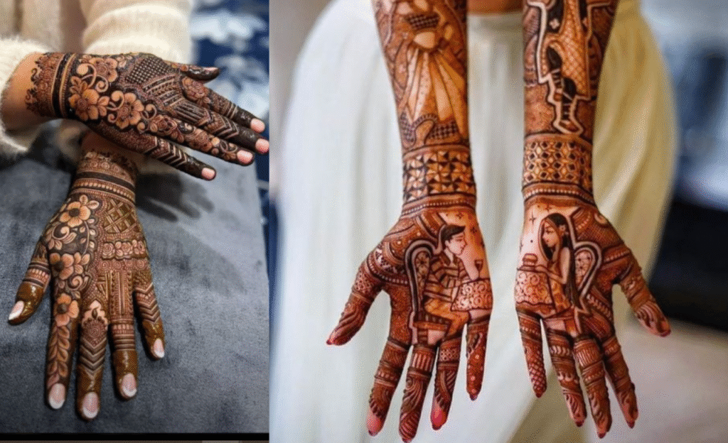 Personalized Full Hand Mehndi Design