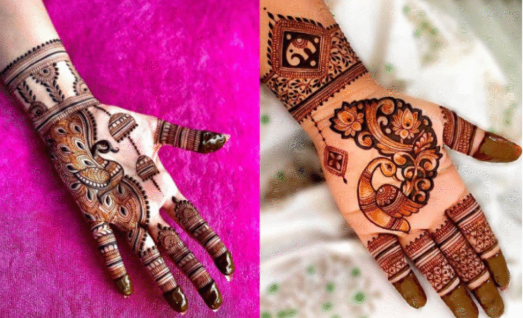 Simple Mehndi Design For Front Hands