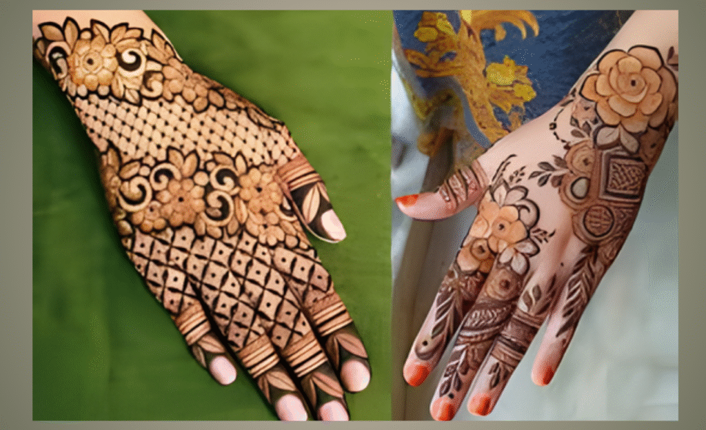 Simple Traditional Mehendi Design