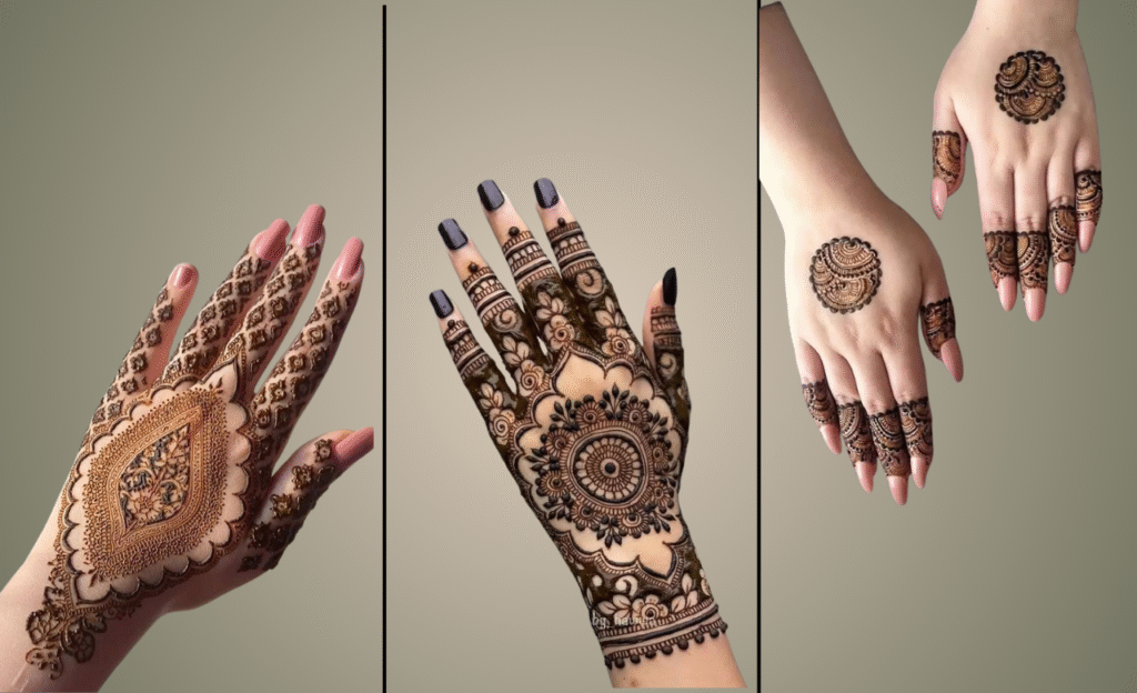 Simple Yet Intricate Mehendi Design