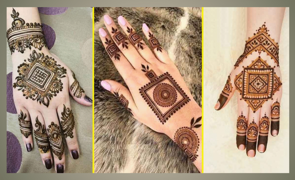 Square Mehendi Design