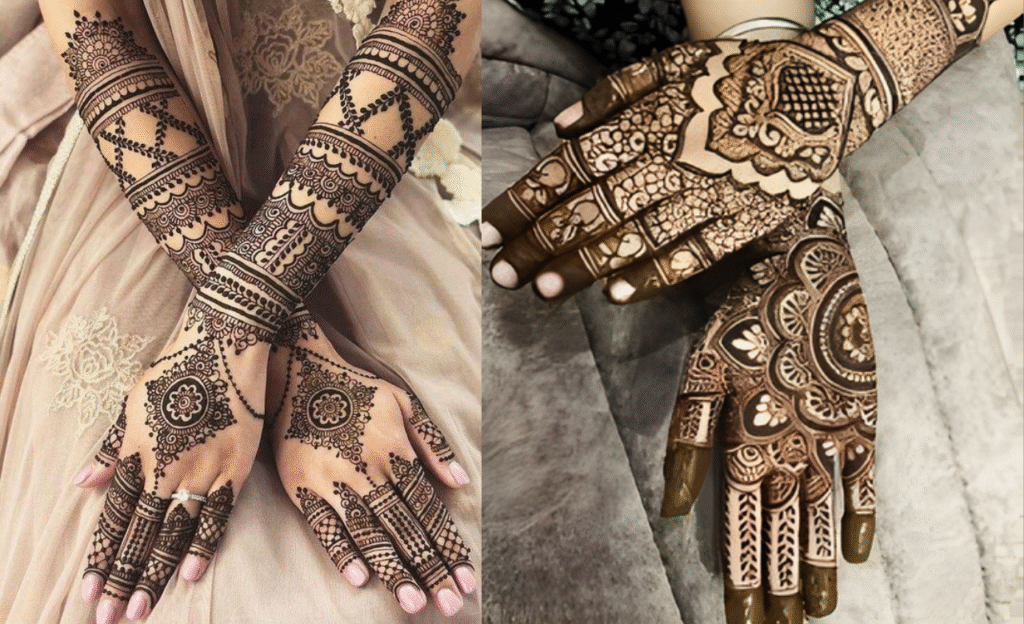 Symmetrical  Mehendi Design
