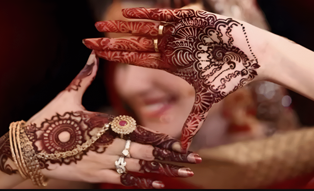Traditional Indian Bridal Mehendi Design